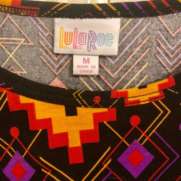 Black Aztec Pattern Irma Size Medium - Picture 3 of 3